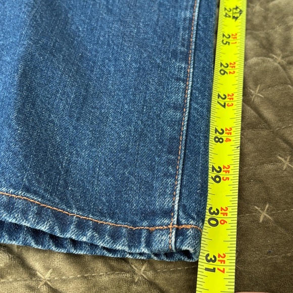 Madewell The Cleo Straight leg Jeans Plumville Dark Wash cotton highrise size 29 - Picture 9 of 13